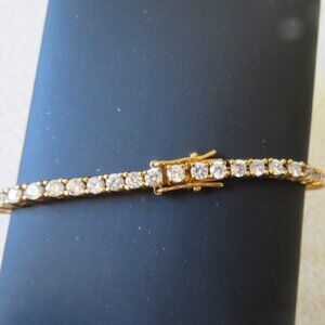 Vermeil White Topaz Bracelet